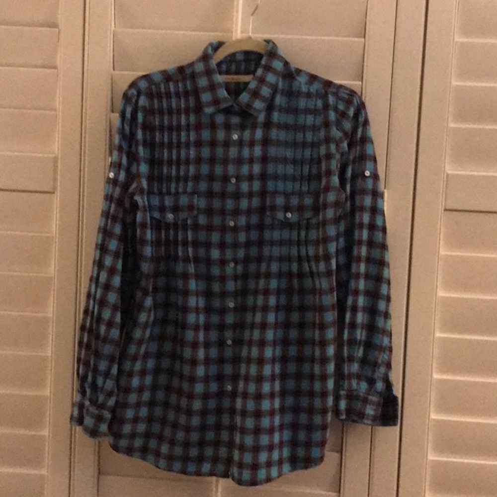 Sundance Plaid Blouse